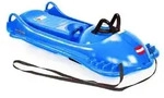 KHW | Lenkschlitten Mountain Racer | Farbe: iceblue | ergonomischer Sitz | robuste
