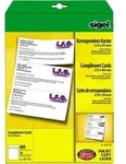 sigel PC-Korrespondenz-Karten, DIN lang, wei&szlig;, 185 g/qm, MP