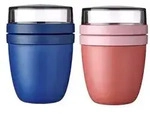 Mepal | Lunchpot Ellipse Mixed | Vivid Blue & Vivid Mauve | 500 ml Reisebecher 