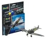 Revell Model Set Spitfire Mk.IIa, Modellbausatz mit Basiszubeh&ouml;r, 38 Teile, ab 10