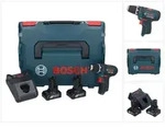 Bosch GSR 12V-15 Professional Akku Bohrschrauber 12 V 30 Nm + 2x Akku 6,0 Ah +