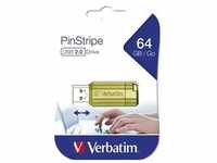 Verbatim Store n Go Pinstripe USB 2.0 Eucalyptus Green 64GB