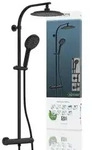 MADURA FRESH &Uuml;berkopfbrause-Set, Schwarz matt