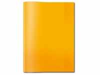HERMA Heftschoner, DIN A4, aus PP, transparent-orange