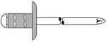 Blindniete PolyGrip&reg; - Alu/ Stahl - Gro&szlig;kopf - &Oslash;4,8x10 mm - 250 St&uuml;ck