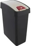 "keeeper Abfalleimer "magne", 25 Liter, anthrazit / wei&szlig;"