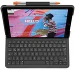Logitech Slim Folio - Tastatur und Folioh&uuml;lle - kabellos - Bluetooth - QWERTZ -