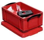 Really Useful Box Aufbewahrungsbox 9,0 l - 39,5 x 25,5 x 15,5 cm rot