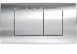 Geberit Betaetigungspl. Twinline30 2-Mengen glanzchrom/mattchrom/glanzchrom, 1 Stk.