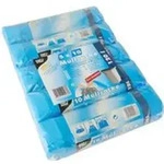 PAPSTAR M&uuml;lls&auml;cke HDPE, mit Zugband, 120 Liter, blau Ma&szlig;e: 1.000 x 700 mm,