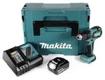 Makita DDF 459 RG1J Akku Bohrschrauber 18V 45Nm im Makpac + 1x 6,0 Ah Akku +