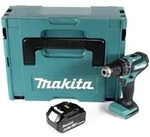 Makita DHP 485 G1J Akku Schlagbohrschrauber 18V 50 Nm brushless + 1x Akku 6,0Ah...