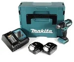 Makita DDF 485 RGJ Akku Bohrschrauber 18V 50Nm im Makpac + 2x 6,0 Ah Akku +