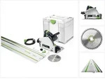 Festool TS 55 REBQ-PLUS-FS Tauchs&auml;ge 1200 W 160 mm + F&uuml;hrungsschiene ( 576007 ) -