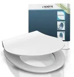 Duroplast WC-Sitz SLIM WHITE, mit Absenkautomatik und Schnellverschluss