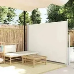 vidaXL Ausziehbare Seitenmarkise 140x300 cm Creme