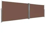 vidaXL Ausziehbare Seitenmarkise 160&times;600 cm Braun