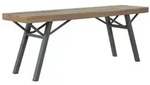 vidaXL Gartenbank 120 cm Massivholz Akazie