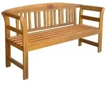 vidaXL Gartenbank 157 cm Massivholz Akazie