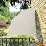 vidaXL Faltbarer Balkonf&auml;cher Creme 140&times;140 cm