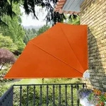 vidaXL Faltbarer Balkonf&auml;cher Terracotta-Rot 160&times;240 cm