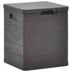 vidaXL Garten-Aufbewahrungsbox 90 L Braun