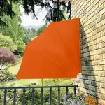 vidaXL Faltbarer Balkonf&auml;cher Terracotta-Rot 140&times;140 cm