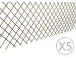 vidaXL Weidenzaun 5 Stk. 180x90 cm