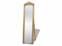 vidaXL Standspiegel im Barock-Stil 160x40 cm Golden