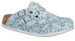 Birkenstock Clog Kay Superlauf, Birko-Flor, Blooming Roses Black, schmal, Gr. 40