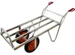 Pro-Bau-Tec Aluminium Schweizer Karre mit pannensicheren PU-R&auml;dern Tragkraft...