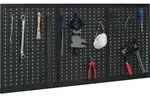 Lochwand Gesamt-B1200xH600mm B400xH600mm m.12 Standardhaken