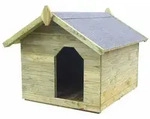 vidaXL Hundeh&uuml;tte mit Dach Impr&auml;gniertes Kiefernholz