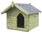 vidaXL Hundeh&uuml;tte mit Dach Impr&auml;gniertes Kiefernholz