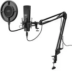 Urage Stream 800 HD Studio PC-Mikrofon Schwarz Kabelgebunden inkl. Stativ