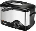 Unold Kompakt Fritteuse 1.5l 1200W Schwarz, Edelstahl