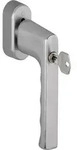 Fenstergriff Hamburg 0700S/UD9020 Alu.F9/stahlfarben 32-42mm abschl.HOPPE