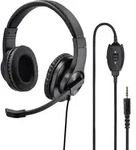 "hama 00139926 PC-Office-Headset "HS-P350", Stereo, Schwarz"