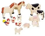 goki GK370 Bauernhoftiere, mehrfarbig, 12-teilig (1 Set)