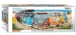 Eurographics Puzzle VW Bus - BulliNation, 1000 Teile Panorama, 33 x 99 cm, 6010-5442