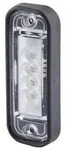 HELLA 2KA 010 278-011 Kennzeichenleuchte - LED - 24V - Einbau - LED-Lichtfarbe: wei&szlig;