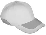 "Ansto&szlig;-Kappe "GREG" ELYSEE - Kopfweite 53-59 cm - wei&szlig; - 65% PL, 35% BW/ Schale PP