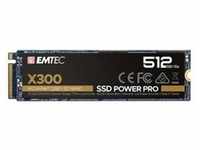 EMTEC Power Pro X300 - Solid-State-Disk - 512 GB - intern - M.2 2280 - PCI Express