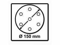 Festool STF D150/48 Rubin2 Schleifscheiben RU2/50, P80, 150 mm / 50 Stück ( 575188 )