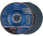 F&auml;cherscheibe POLIFAN Z SG POWER STEELOX D.180mm K.Z-40 kon.INOX ZK