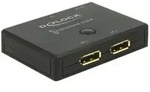 DeLock Displayport 2 - 1 Switch bidirectional 4K 60 Hz