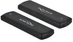 Delock External Enclosure for M.2 NVMe PCIe SSD with USB Type-C female - tool free -