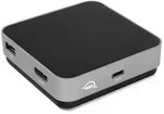 OWC USB-C Travel Dock, Kabelgebunden, USB 3.2 Gen 1 (3.1 Gen 1) Type-C, Grau, Space