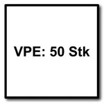 Makita Schleifpapier Klett 125mm K120 50 Stk. ( P-43664 ) f&uuml;r DBO BO DCW DWE GEX PEX