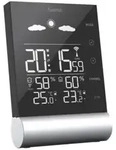 Hama Black Line - Wetterstation - Schwarz